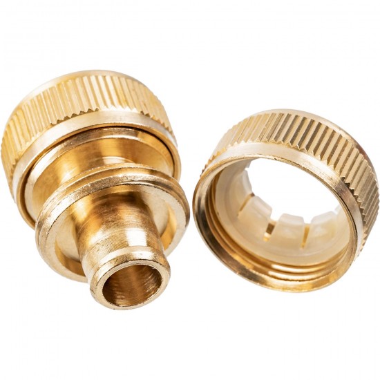 Žalvarinė 1/2'' žarnų jungtis Žalvarinė 1/2'' žarnų jungtis