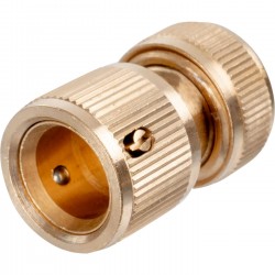 Žalvarinė jungtis su STOP mech. 1/2