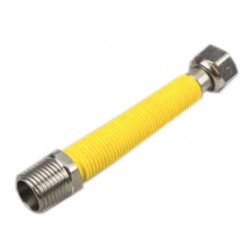 Žarna dujoms nerūd.plieno 22-42cm 3/4 v/iš.