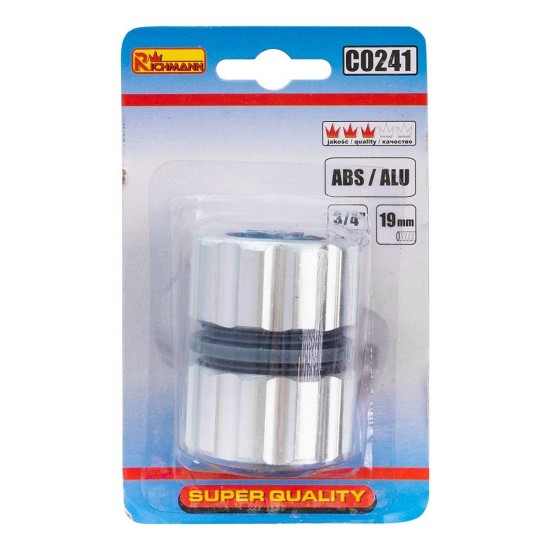 Žarnos sujungimas ABS/ALU 3/4 Žarnos sujungimas ABS/ALU 3/4