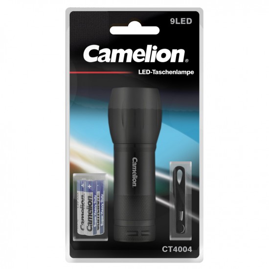 Žibintuvėlis 9 LED CT-4004, 45lm, 3xAAA, CAMELION Žibintuvėlis 9 LED CT-4004, 45lm, 3xAAA, CAMELION