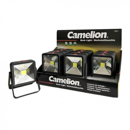 Žibintuvėlis COB LED, 3W, 200lm, 4xAAA, CAMELION Žibintuvėlis COB LED, 3W, 200lm, 4xAAA, CAMELION